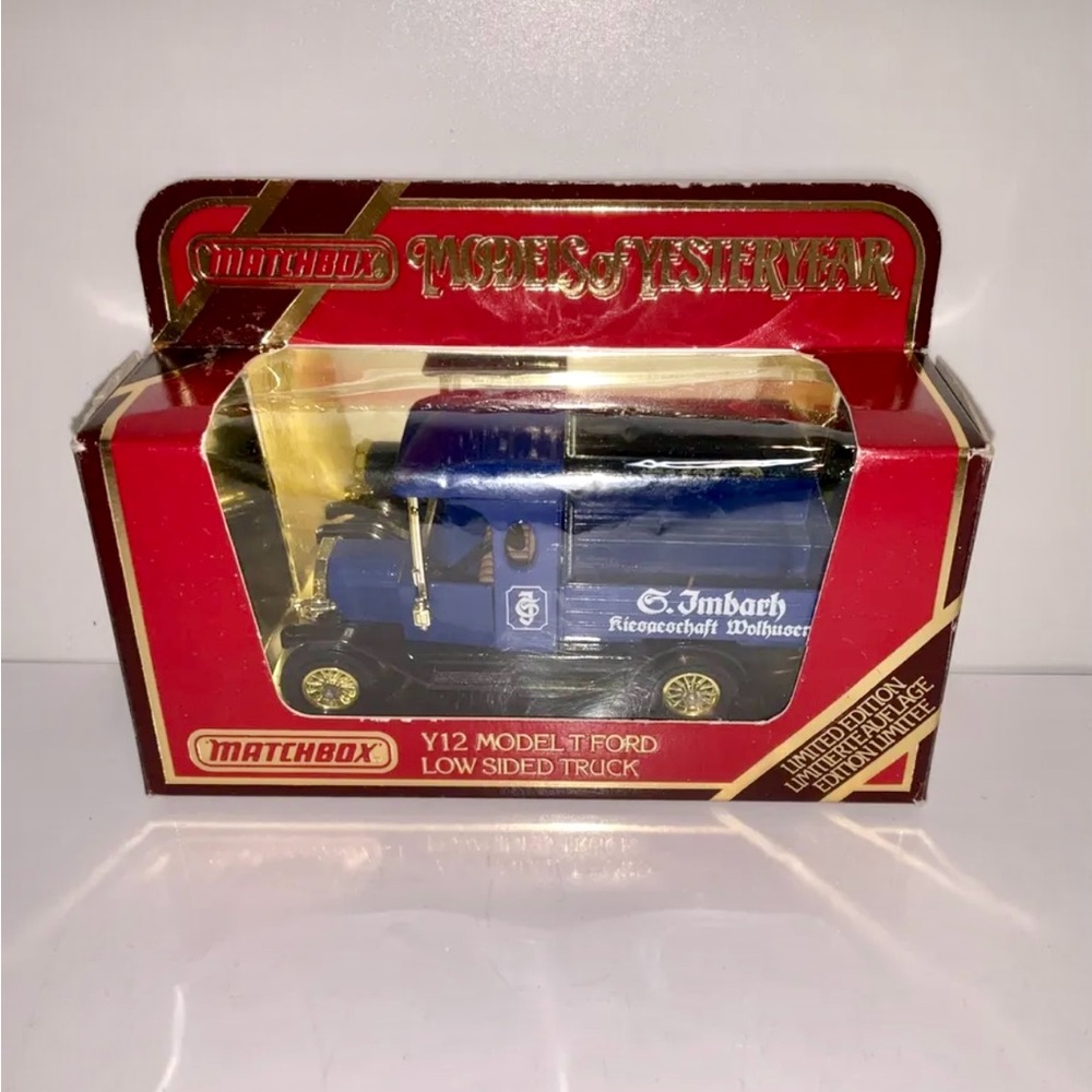 NEW 1984 MATCHBOX LESNEY MODELS OF YESTERYEAR Y-12 MODEL T FORD LOW SIDED